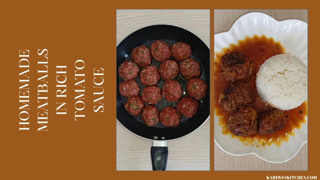 Homemade Meatballs in Rich Tomato Sauce homemade meatballs in rich tomato sauce a cozy kitchen story you’ll want to cook again and again
