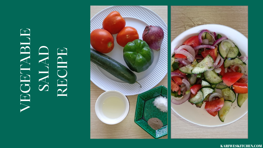 Fresh Vegetable Salad Recipe the simple vegetable salad that feels like home