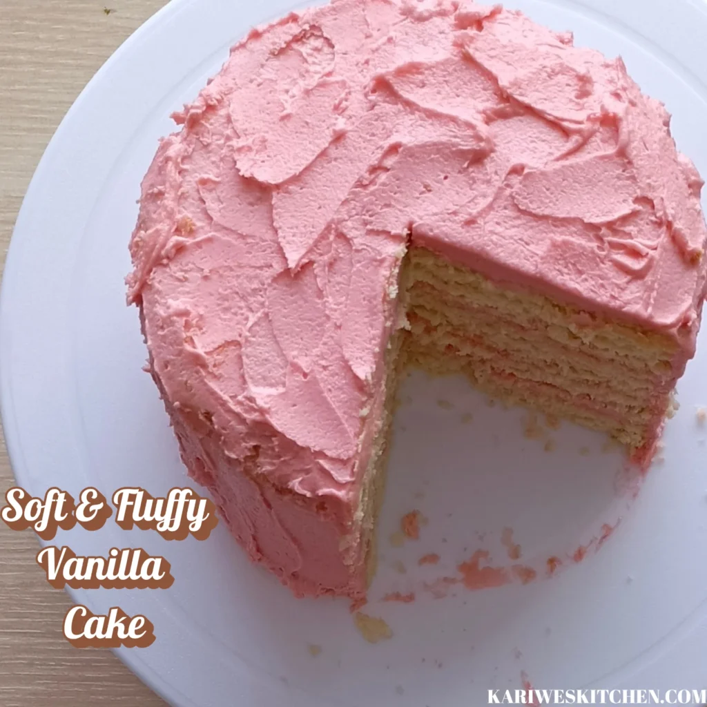 the vanilla cake that feels like home