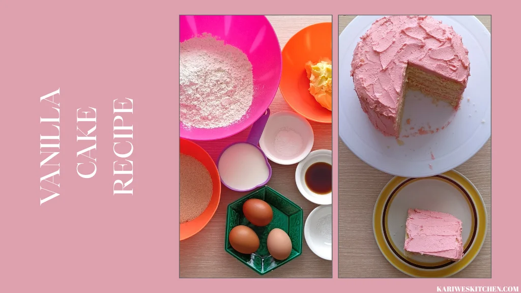 the vanilla cake that feels like home