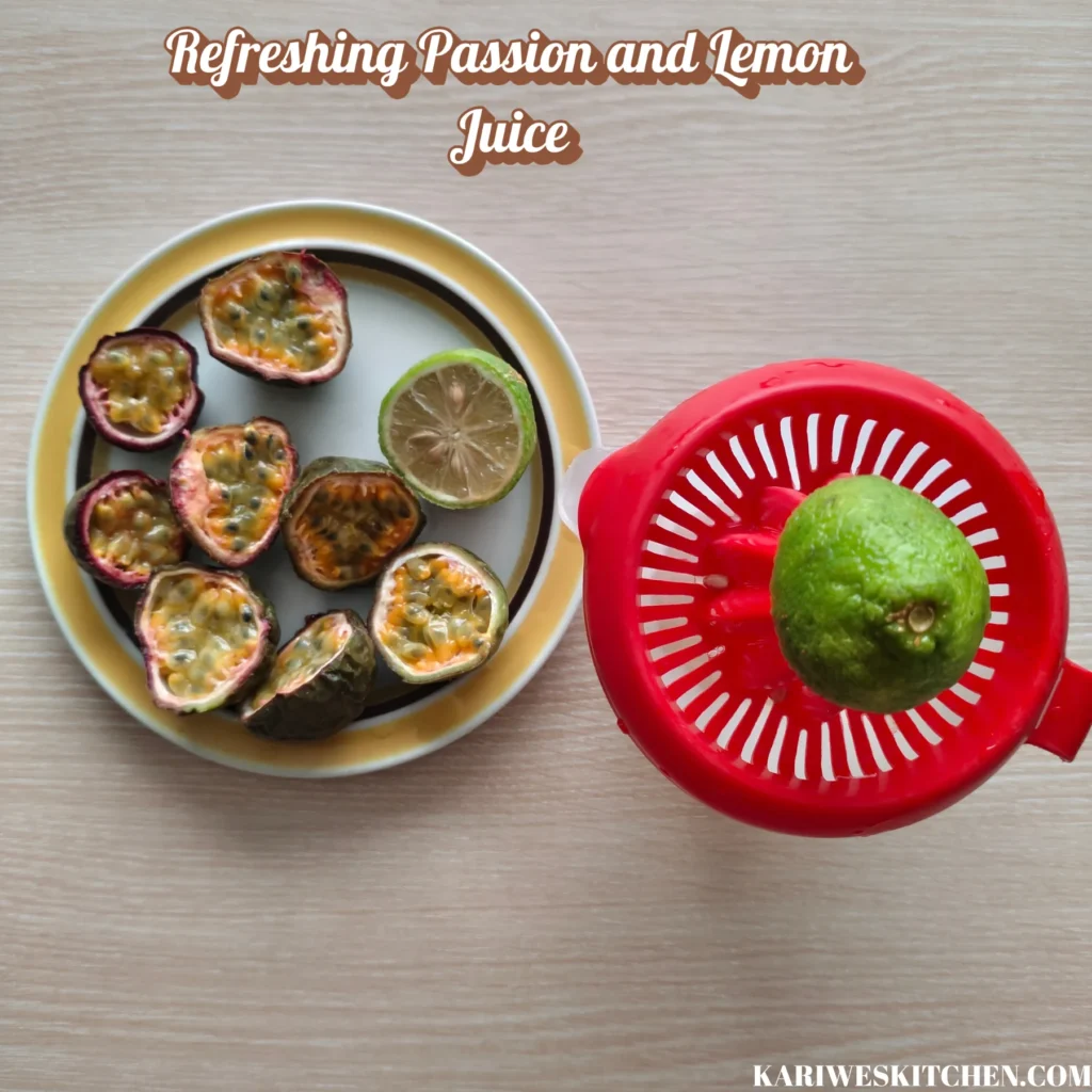 Refreshing Passion and Lemon Juice Recipe Refreshing Passion and Lemon Juice: The Homemade Drink That Brings Sunshine to Every Sip