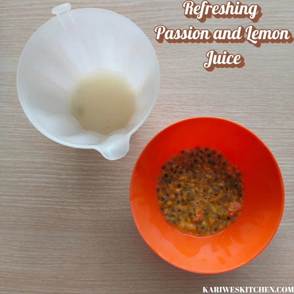 Refreshing Passion and Lemon Juice Recipe Refreshing Passion and Lemon Juice: The Homemade Drink That Brings Sunshine to Every Sip