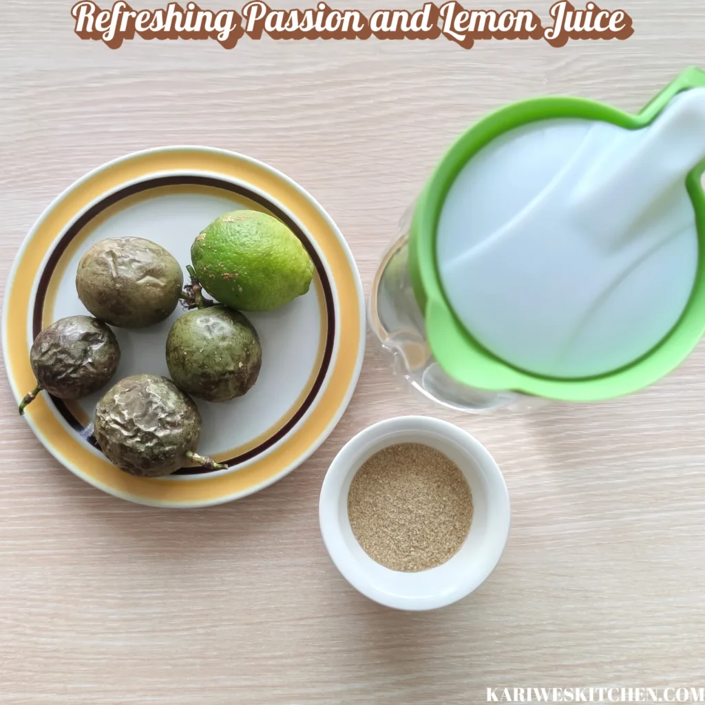 Refreshing Passion and Lemon Juice Recipe refreshing passion and lemon juice the homemade drink that brings sunshine to every sip