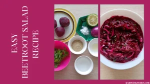the bright, tangy beetroot salad that turned a simple meal into something special