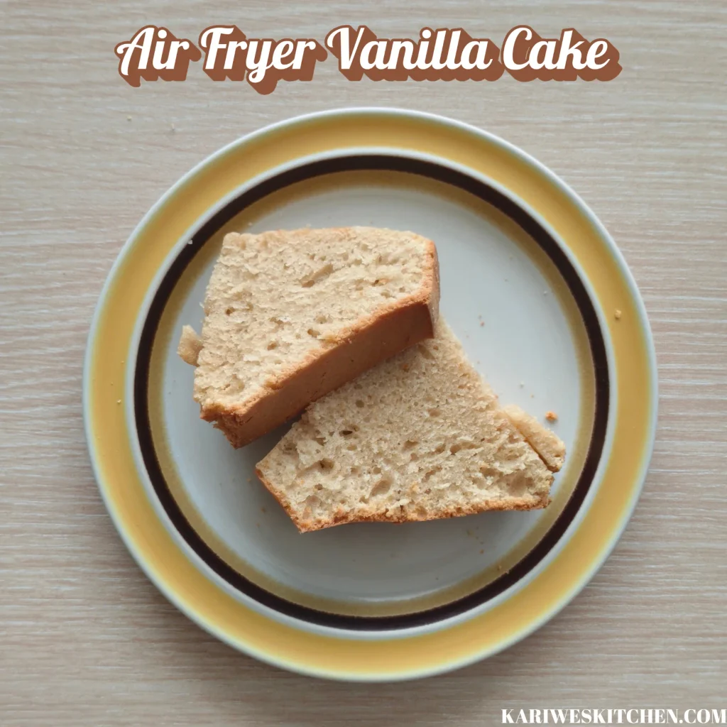 Easy Air Fryer Vanilla Cake Recipe Air Fryer Vanilla Cake Recipe: A Simple, Soft and Delicious Cake