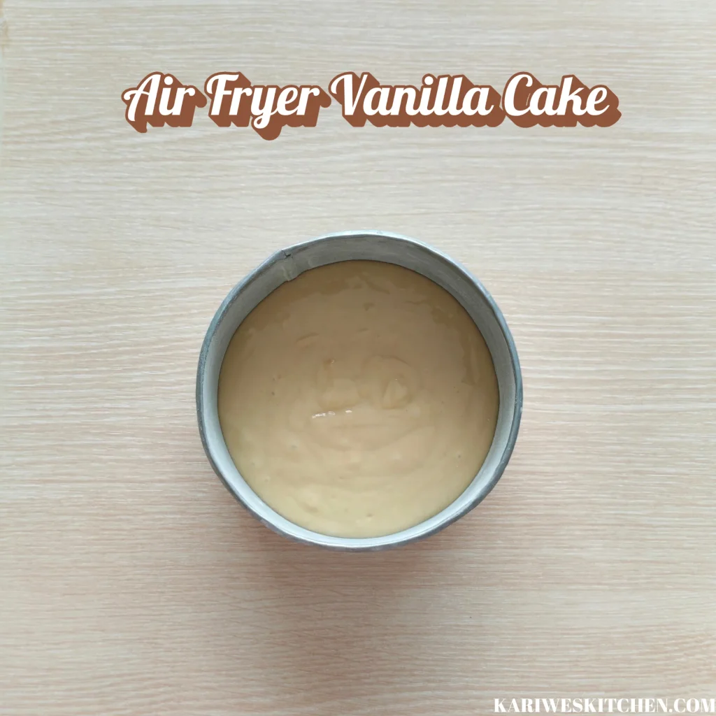 Easy Air Fryer Vanilla Cake Recipe Air Fryer Vanilla Cake Recipe: A Simple, Soft and Delicious Cake
