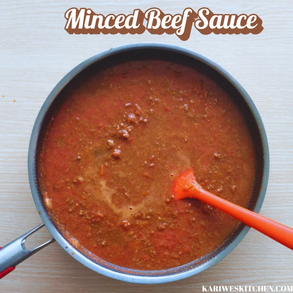Rich & Flavorful Minced Beef Sauce Recipe Rich & Flavorful Minced Beef Sauce Recipe : Slow-Simmered Homemade Goodness