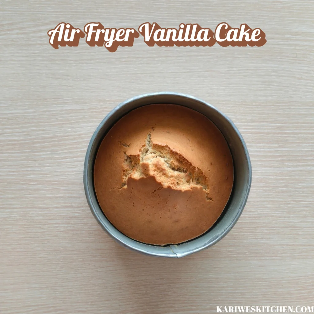 Easy Air Fryer Vanilla Cake Recipe Air Fryer Vanilla Cake Recipe: A Simple, Soft and Delicious Cake