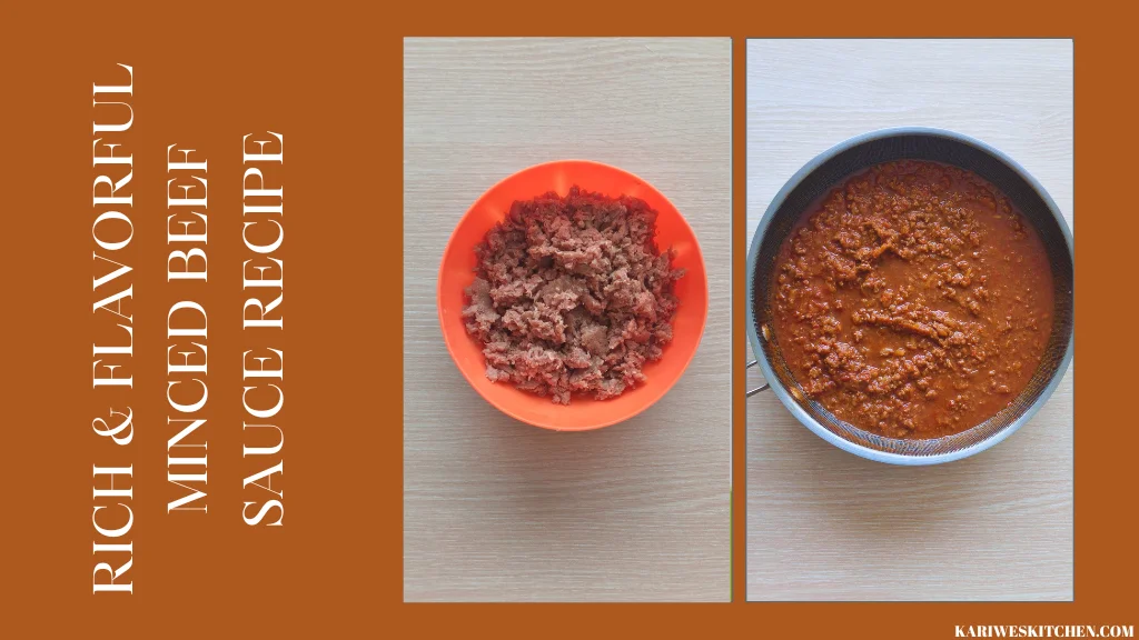 Rich & Flavorful Minced Beef Sauce Recipe rich & flavorful minced beef sauce recipe slow simmered homemade goodness